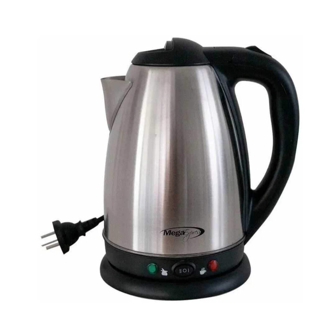 Pava eléctrica corte mate Mega Express Plateada 220V