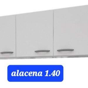 Alacena Blanca Delos Cocina 3 Puertas 140x32 Cm