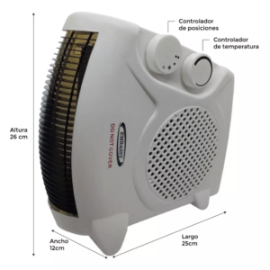 Caloventor Electrico Embassy 2000w Vertical 2 Niveles