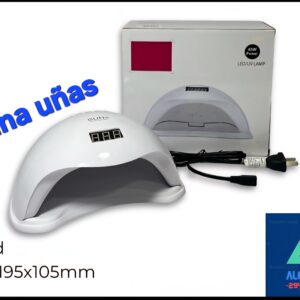 Cabina De Uñas Uv 24 Led 48w Digital 2 En 1 Manicura Color Blanco