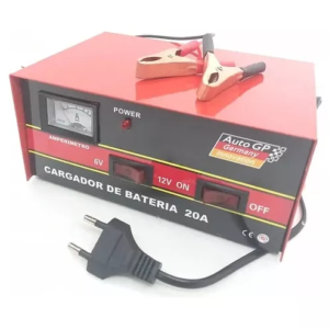 Cargador Bateria Amperimetro Auto Moto Cuatri 6v 12v 20 Ah