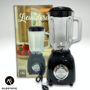 Licuadora Pica Hielo Jarra Vidrio 1.5l Con Molinillo Cafe