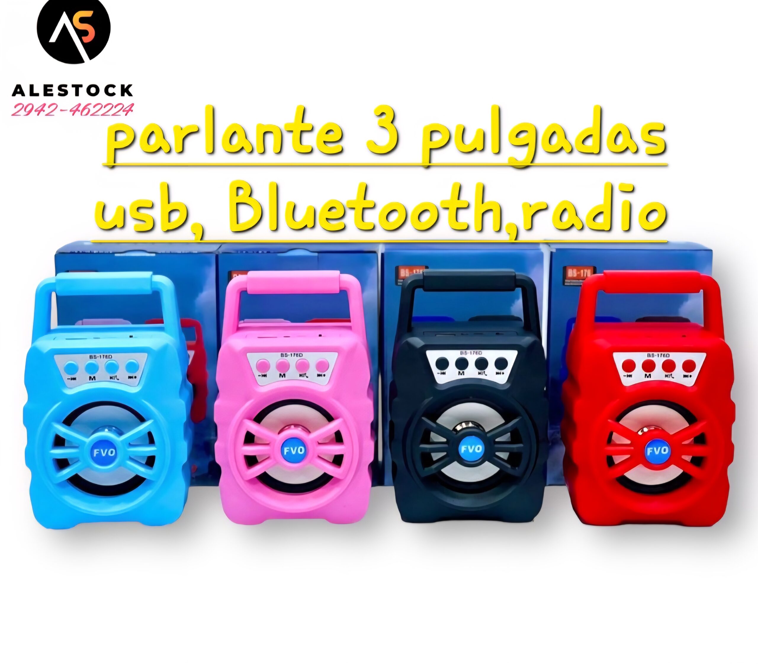 PARLANTE PORTATIL 3 PULGADAS