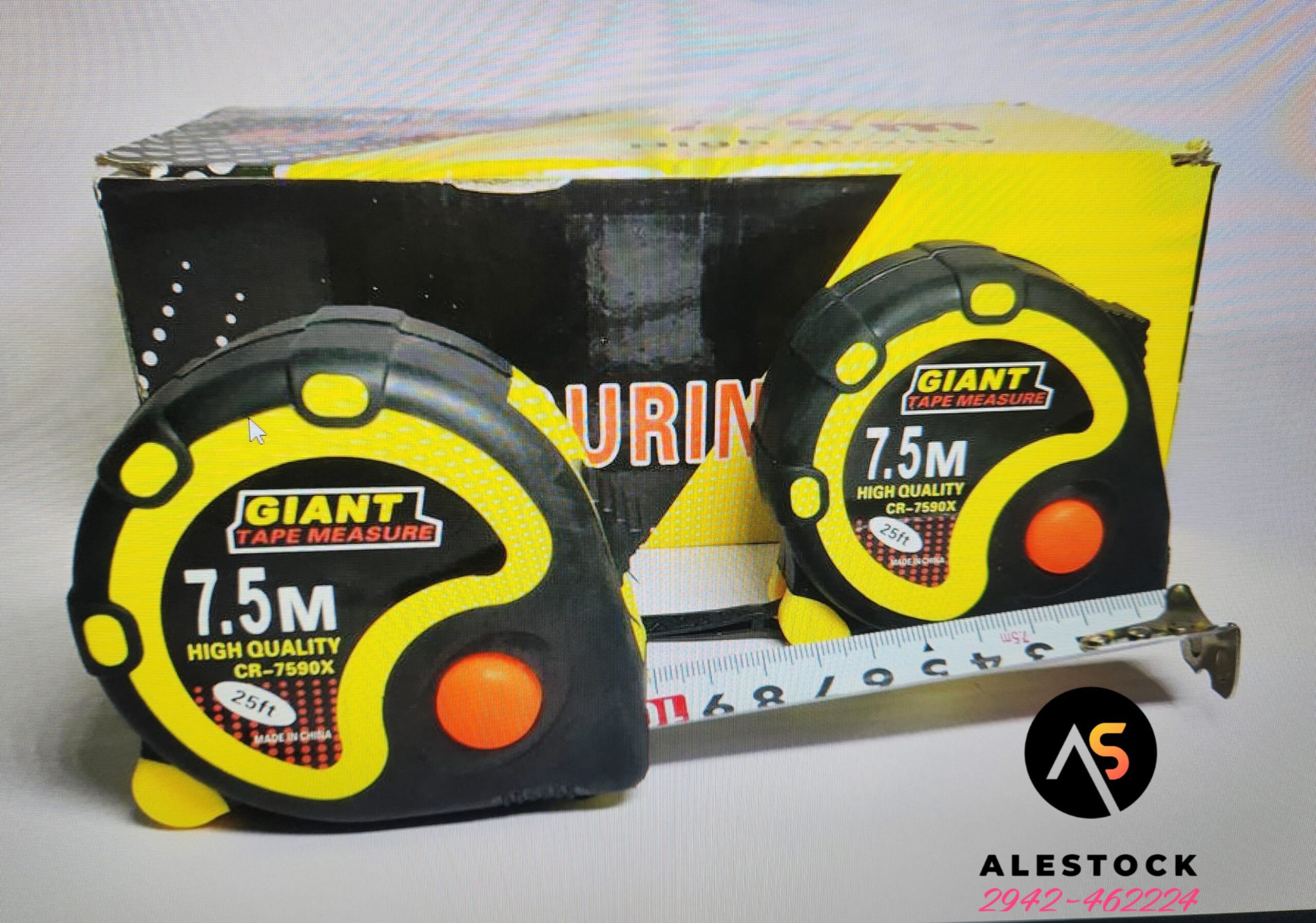 Cinta Métrica Profesional 7.5 Metros Triple Freno Metalica