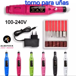 Set Minitorno Uñas pies, manos + Accesorios/ CONSULTAR COLOR