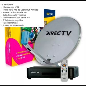 Antena Directv Hd Prepago Sin Abono Kit Autoinstalable 60 Cm