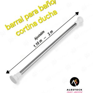 Barral expandible para la ducha/baño