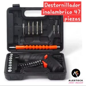 Destornillador Atornillador Recargable Portatil 47pcs