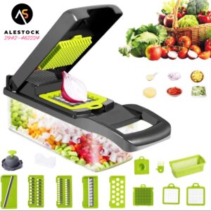 Cortador de vegetales con ralladores varios accesorios