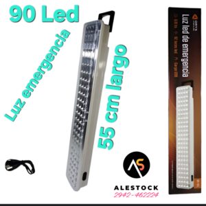 Luces Luz De Emergencia 90 Leds Recargable Cable 220v
