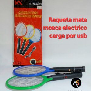 Raqueta mata mosca electrica usb
