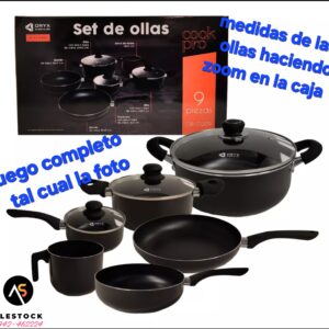 Set de ollas 9 Piezas