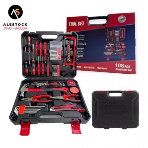 Caja de herramientas con 108 piezas