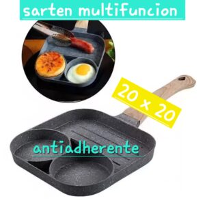Sarten cocina multifuncion antiadherente 20 x 20