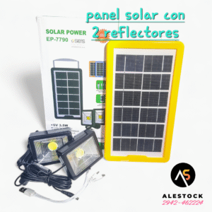 Panel solar con 2 reflectores excelentes!!