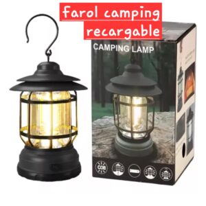 Farol recargable ideal camping