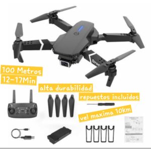Drone E88 Para Principiantes Hd1080mp Wifi C Negro