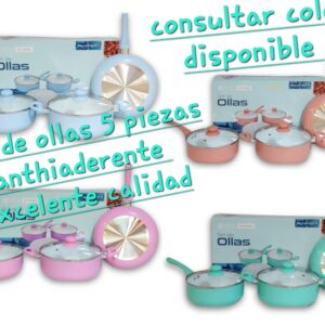 Set de ollas 5 piezas