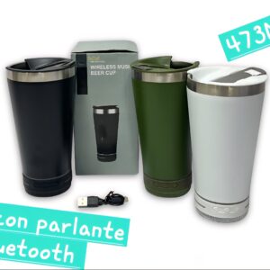 Vaso térmico con parlante