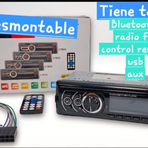 Estereo para auto desmontable
