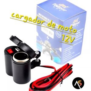 Receptor usb y 12 v Para moto / auto