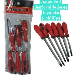 Juego de destornilladores x6