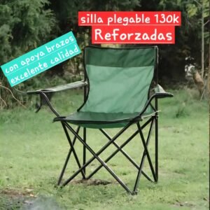 Silla camping con apoya brazos
